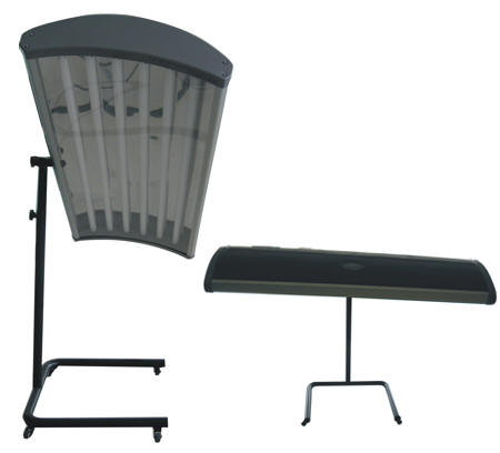 Full length UVB treatment with Dermaray Canopy 10.